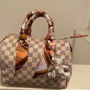 Louis Vuitton Authentic Damier Azur 25